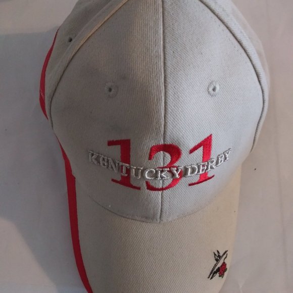 KENTUCKY DERBY 131 ADJUSTABLE HAT - Picture 1 of 8